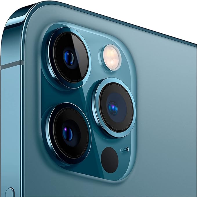 Apple iPhone 12 Pro Max 5G, US Version, 256GB, Pacific Blue - Unlocked  (Renewed)